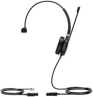 Yealink YHS36 Mono wired headset,HD Voice/Wideband speaker performance