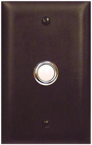 Viking Electronics VK-DB-40-BN Door Bell Button Panel in Bronze