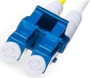 Nexhi- 3M OS2 LC LC Fiber Patch Cable | Duplex 9/125 LC to LC Singlemode Jumper 3 Meter (9.84ft) | Length Options: 0.5M-300M | 1g 10g sfp 10gbase lc/lc dx Yellow Zip-Cord PVC ofnr lc-lc