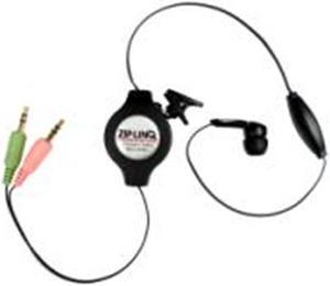 Zip-Linq ZIP-AUDIO-PC1 Retractable Mono VoIP Cable pack of 10