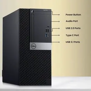 Dell OptiPlex 7070 Mini Tower | Intel Core i5-8500 | 32GB DDR4 RAM | 1TB SSD | Windows 11 Pro | Wi-Fi | Keyboard & Mouse | Intel UHD Graphics 630 | Home and office Dell OptiPlex 7070 Mini Tower | Intel Core i5-8500 | 32GB DDR4 RAM | 1TB SSD | Windows 11 Pro | Wi-Fi | Keyboard & Mouse | Intel UHD Graphics 630 | Home and office