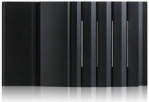 iStarUSA DD-300-SEA-BLACK 3U Compact Stylish Rack Mount Chassis With Sea Bezel - Black