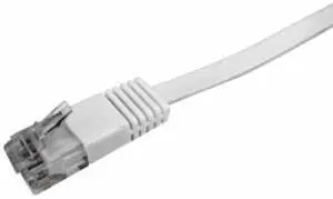 Nexhi UTP Cat 6 Ethernet Cable UnShielded - Ethernet Cable, Faster than Cat5e/Cat5 Network, Flat Cat6 High Speed LAN Wire with Rj45 for Router and Modem (7 feet, White)