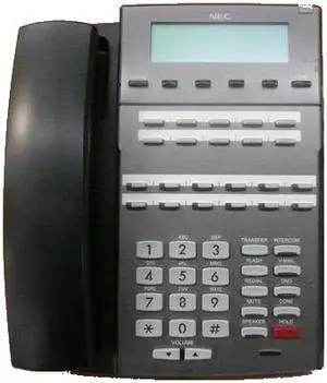 NEC 1090020 DSX 22-Button Display Telephone - Black
