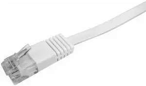Nexhi UTP Cat 6 Ethernet Cable 14 ft UnShielded - Ethernet Cable, Faster than Cat5e/Cat5 Network, Flat Cat6 High Speed LAN Wire with Rj45 for Router and Modem( White)