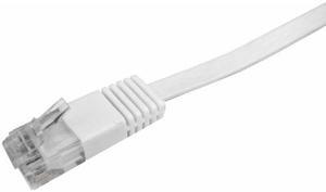 Cables Unlimited UTP Cat 6 Ethernet Cable 25 ft UnShielded - Ethernet Cable, Faster than Cat5e/Cat5 Network, Flat Cat6 High Speed LAN Wire with Rj45 for Router and Modem-white