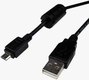 Cables Unlimited USB to Micro B Cable for Blackberry Storm, Blackberry Bold and BlackberryTour - 2 Meter - Black