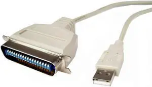Cables Unlimited USB-1470-06 6-Feet USB Parallel Printer Cable