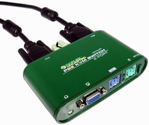 Cables Unlimited 2 Port PS/2 KVM Switch with Audio