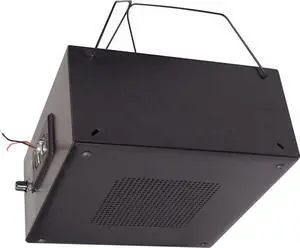 Atlas Sound M1000 - 8" Dual Cone Sound Masking Speaker with 70.7V-4W Transformer and Enclosure (Black, Single)