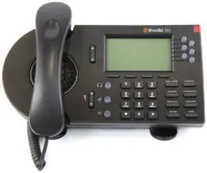 SHORETEL SHOREPHONE IP 560G 6-LINE IP TELEPHONE (BLACK)