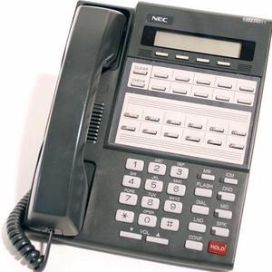 NEC 80573 22-BUTTON SPEAKER DISPLAY PHONE (BLACK)