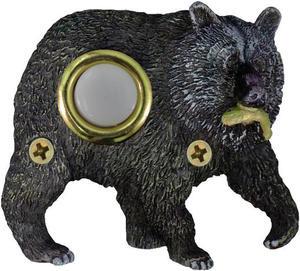 Painted Bear with Fish Doorbell