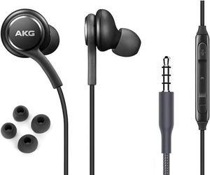 OEM ElloGear Earbuds Stereo Headphones for Samsung Galaxy S10 S10e Plus Cable  Designed by AKG  with Microphone and Volume Buttons
