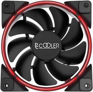 Pccooler 120mm Fan Moonlight Series, PC-M120R LED Red Computer Case Fan - PC Cooling Fan -  Light Loop Quiet Fan for PC Cases, CPU Coolers, Radiators System