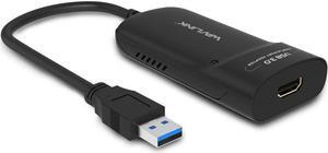 Wavlink USB 3.0 to HDMI Universal Video Graphics Adapter with Audio Port Displaylink Chip Supports up to 6 Monitor displays, 2048x1152 External Video Card Adapter Support Windows & Chrome OS