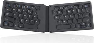 Perixx PERIBOARD805E US Wireless Foldable Ergonomic Bluetooth Keyboard UltraThin X Type Keys Compatible with iOS Android or Windows Smartphone Tablet or Laptops US English