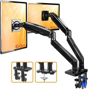 North Bayou Dual Monitor Desk Mount Stand Full Motion Swivel Computer Monitor  Arm Fits 2 Screens up to 35'' with Load Capacity 4.4~26.4lbs for Each  Monitor H180