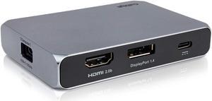 CalDigit USB-C Gen2 10Gb/s SOHO Dock - Up to 4K 60Hz, HDMI 2.0b, DisplayPort 1.4, 10Gb/s USB A & USB C, UHS-II microSD and SD Card Readers, Bus Power and Passthrough Charging, Steam Deck Compatible