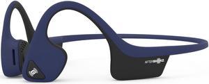 AfterShokz Air AS650MB Open-Ear Wireless Bone Conduction Headphones with Reflective Strips, Midnight Blue