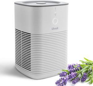 LEVOIT Air Purifier for Home Bedroom, HEPA Fresheners Filter Small Room Cleaner with Fragrance Sponge for Smoke, Allergies, Pet Dander, Odor, Dust Remover, Office, Desktop, Table Top, 1 Pack, White