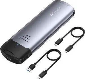 M.2 NVME NGFF SSD Enclosure Tool-Free USB C 3.1 Gen 2 10 Gbps M.2 SATA PCIe Enclosure Adapter Support M-Key B+M-Key External Solid State Drive Support UASP Trim for SSD Size 2230/2242/2260/228 M.2 NVME NGFF SSD Enclosure Tool-Free USB C 3.1 Gen 2 10 Gbps M.2 SATA PCIe Enclosure Adapter Support M-Key B+M-Key External Solid State Drive Support UASP Trim for SSD Size 2230/2242/2260/228