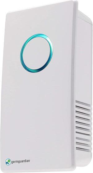 Germ Guardian GG1100W 7 Pluggable Small Air Purifier, Small Room Wall Air Sanitizer, Freshens Air, UV-C Light Kills Germs, Reduces Odors From Pets, Cooking, Mold, GermGuardian, 1-Yr Wty (White)