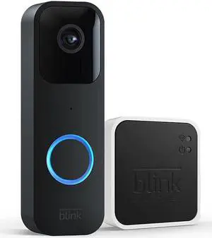 Blink Video Doorbell + Sync Module 2 | Two-way audio, HD video, motion and chime app alerts and Alexa enabled — wired or wire-free