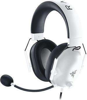 BlackShark V2 X Gaming Headset: 7.1 Surround Sound - 50mm Drivers - Memory Foam Cushion - for PC, Mac, PS4, PS5, Switch, Xbox One, Xbox Series X|S, Mobile - 3.5mm Audio Jack - White