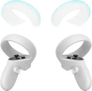 KIWI design Halo Controller Protector Compatible with Quest 2 Accessories, Anti-Bumping Silicone Ring Cover with Protection