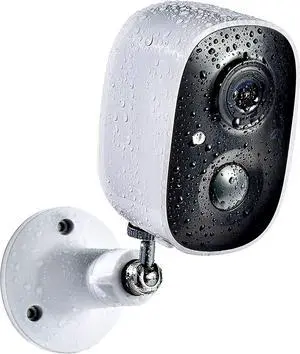 GMK Security Camera Wireless Outdoor, 1080P Color Night Vision AI Motion Detection 2-Way Talk Battery Powered WiFi Home Indoor Camera IP65 Weatherproof Spotlight Siren Alarm Cloud/SD Storage