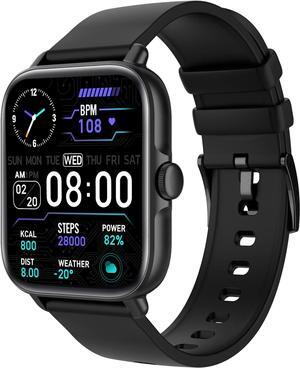 Smart Watch (Answer/Make Call), 1.7" Smartwatch Fitness Tracker for Android and iOS Phones with Heart Rate Sleep Tracking, 28 Sport Modes, Blood Oxygen, Ai Voice Control,Fitness Watch for Women Men