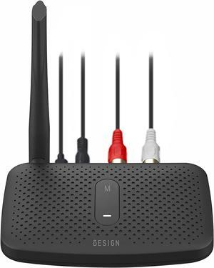 Beisgn BE-RCA Pro Long Range Bluetooth Adapter for Bluetooth Music Streaming, Black