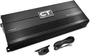 CT-1500.1D Compact Class D Car Audio Monoblock Amplifier, 1500 Watts RMS