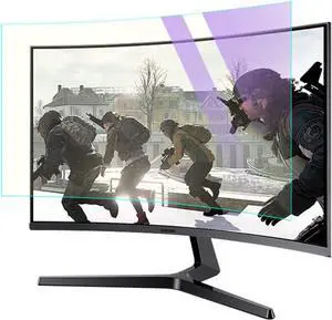 Anti Blue Light Anti Glare Screen Protector Filter for 34 Inches Gaming Monitor Curved Ultrawide 21: 9 Desktop Monitor, Relieve Eye Strain-32.20x13.58 inch(Narrow Border)