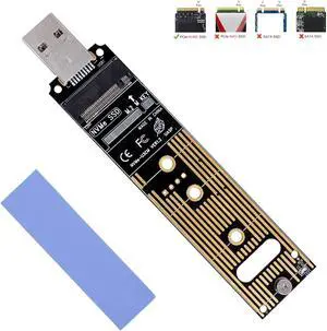 CORN NVMe to USB Adapter, M.2 SSD to USB 3.1 Type A Card, M.2 PCIe Based M Key Hard Drive Converter Reader as Portable SSD 10 Gbps USB 3.1 Gen 2 Bridge Chip Support Windows XP 7 8 10, MAC OS CORN NVMe to USB Adapter, M.2 SSD to USB 3.1 Type A Card, M.2 PCIe Based M Key Hard Drive Converter Reader as Portable SSD 10 Gbps USB 3.1 Gen 2 Bridge Chip Support Windows XP 7 8 10, MAC OS