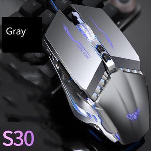 CORN 6 Buttons 3200DPI Gaming Mouse, 4-Color Breathing Lights