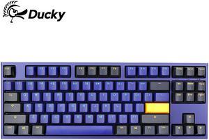 Ducky One 2 Horizon , All Non-conflicting 87 Keys, Cherry MX Silent Red Mechanical Gaming Keyboard(No Backlight)