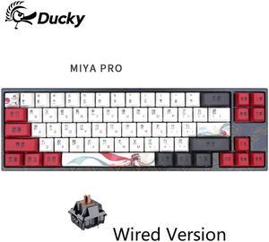 Ducky X Varmilo MIYA Pro Ergonomic Design,Cool Exterior 68 Keys Type-C Cable Detachable Mechanical Gaming  Keyboard For Office And Game- Chinese Hua Dan Verison( No Backlit)