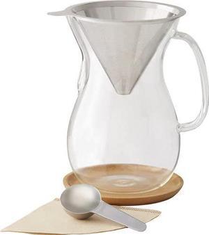 Caribou 8 Cup Pour-Over Coffee Brewer by Caribou Coffee (6 Cup)