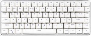 CORN F82 USB Wired Alloy Panel Mechanical Gaming Keyboard, N-Key Rollover 82 Keys Compact Layout