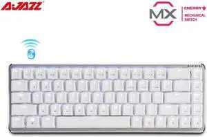 A-jazz Zn Alloy Bluetooth  and USB  Wired Dual Mode Connectivity, 68 keys Cherry MX Switch Mechanical Keyboard