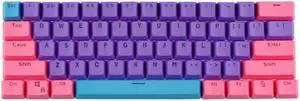 CORN 61 Key Layout OEM Profile PBT Thick Keycaps for 60% Mechanical Keyboard for RK61,GANSS ALT61,IKBC poker,Annie PRO,GH60,iqunix f60-Light Through Version