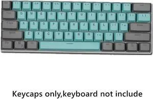 CORN 61 Key Layout OEM Profile PBT Thick Keycaps for 60% Mechanical Keyboard for RK61,GANSS ALT61,IKBC poker,Annie PRO,GH60,iqunix f60