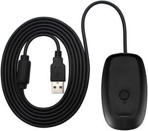 FirstPower Xbox 360 Wireless Receiver (Black) USB Game Adapter for PC Computer Gaming and Platforms Compatible with Xbox 360 Controllers