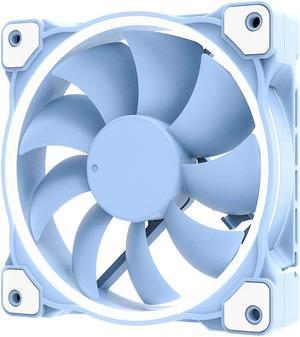 Pastel 120mm Case Fan White LED PWM Fan for PC Case/CPU Cooler (Baby Blue) for ID-COOLING ZF-12025