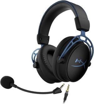 HyperX Cloud Alpha S - PC Gaming Headset, 7.1 Surround Sound, Adjustable Bass, Dual Chamber Drivers, Chat Mixer, Breathable Leatherette, Memory Foam, and Noise Cancelling Microphone