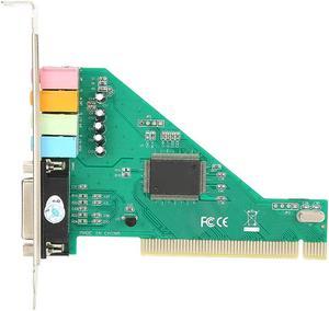 PCI Sound Card 4.1 Channel Computer Desktop Built-in Sound Card Internal Audio Karte Stereo Surround CMI8738 Support Duplex Playback and Recording