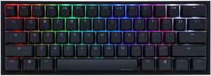 Ducky One 2 SF RGB LED 65% Double Shot PBT Gaming Mechanical Keyboard - Cherry MX Red
