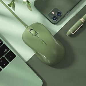 CORN USB Silent Wired Computer Green Mouse with Easy Click for Office and Home, 1200DPI, Premium and Portable, Compatible with Windows PC, Laptop, Desktop, Notebook